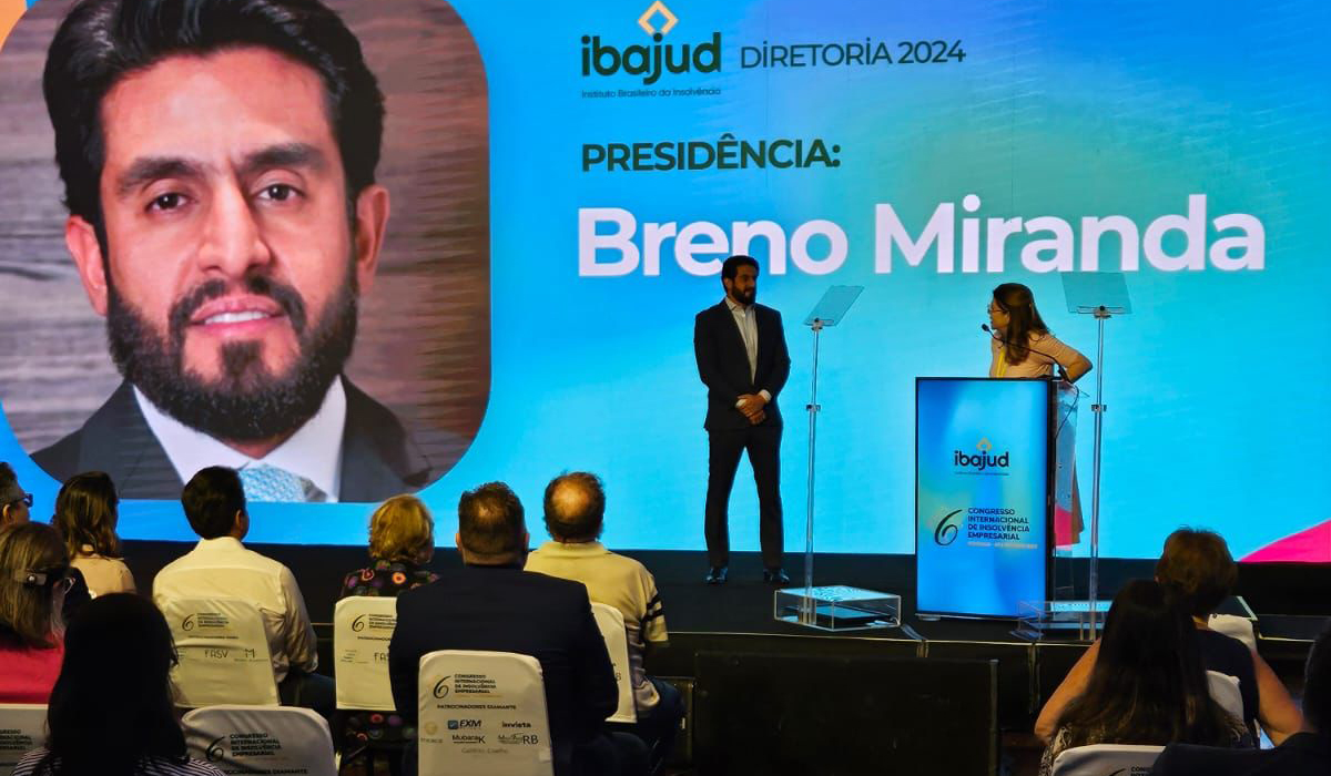 Evento em que foi anunciado o novo presidente do Ibajud