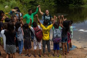 Articulação com o Povo Oro Waran de Guajará Mirim RO para reconhecimento dos direitos do Rio KOmin Memem - Rio Laje/Divulgação