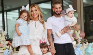 Virgínia e Zé Felipe com os filhos