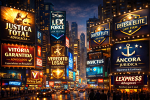 Nos EUA o uso de nomes comerciais é permitido, mas rigidamente controlado por regras éticas que proíbem qualquer sugestão falsa de especialização, tamanho ou resultados garantidos